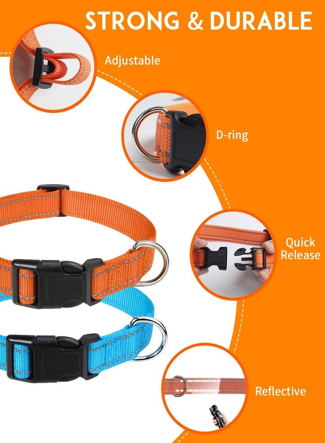PaiPaitek Dog Collar Replacement Strap, 3/4 x 27 Inch, Reflective Nylon with Metal D-Ring, Compatible with Multiple Training Shock Collars, 2 Pack - Image 2
