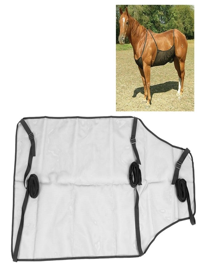 فوكتي واقي بطن الحصان من فوكيتي، غطاء مريح قابل للتعديل لحماية بطن الحصان، غطاء قابل للطي لركوب الخيل، غطاء ناعم وخفيف الوزن ومضاد للخدش للبطن للاستخدام الخارجي - Image 2
