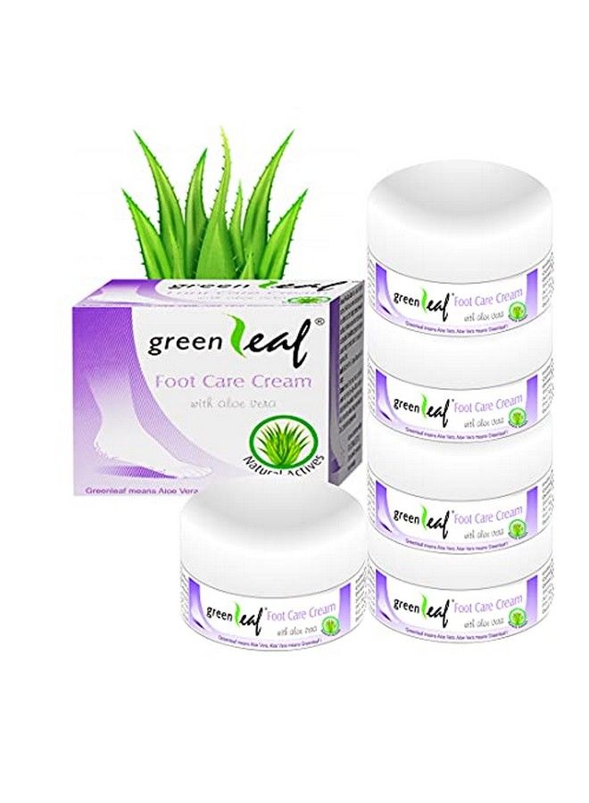 Green Leaf Foot Care Cream For Dry Chapped & Cracked Skin 25G Pack Of 5 - Image 2