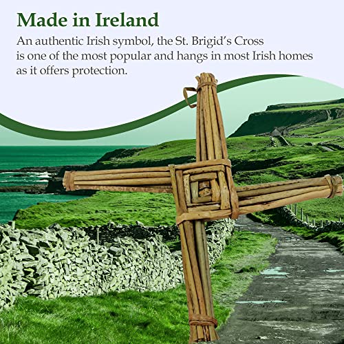 Biddy Murphy St. Brigid’s Cross Hanging 10" x 10" x 1" Made in Ireland - Image 4