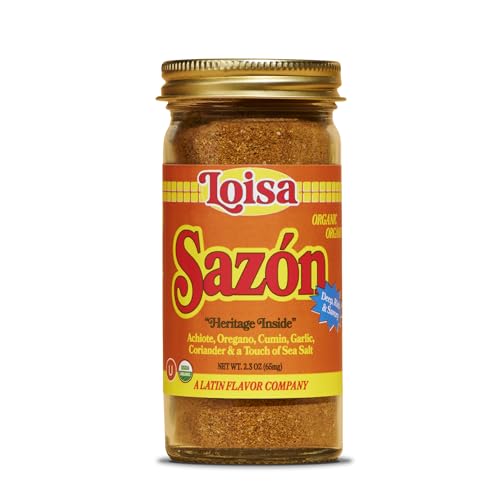 Loisa Sazón Seasoning, USDA Organic, Non-GMO, No-MSG, No Preservatives, No Artificial Coloring, No Artificial Flavors, 2.3oz, Pack of 1 (Sazon) - Image 1