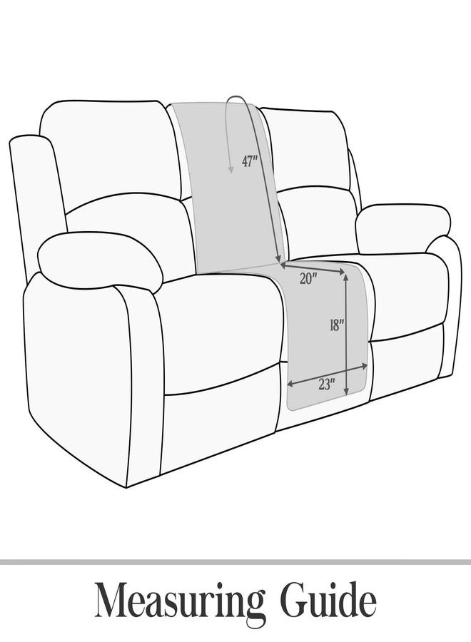 تومورو غطاء أريكة استرخاء مانع للانزلاق من تومورو - غطاء مقاوم للماء بنسبة 100% لحماية أثاث كرسي الاسترخاء، غطاء أريكة قابل للغسل مع أشرطة مطاطية مناسب للكلاب والأطفال، رمادي داكن، 23 بوصة (متوسط) - Image 3