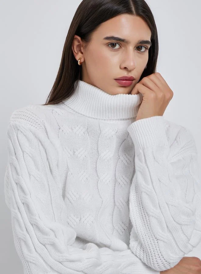 تايك تو كنزة محبوكة بأكمام طويلة