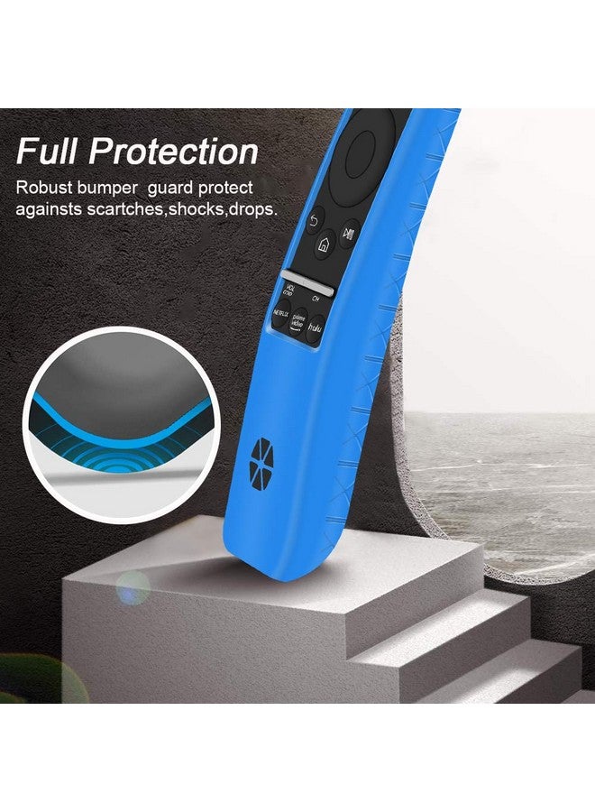 Oyrlize Protective Case For Samsung Smart Tv Remote Controller Bn59 Series,[Thicken Layer] Silicone Remote Case Holder For Samsung Crystal 4K Uhd Hdr Remote, Shockproof Samsung Curved Remote Back Covers-Blue - Image 5