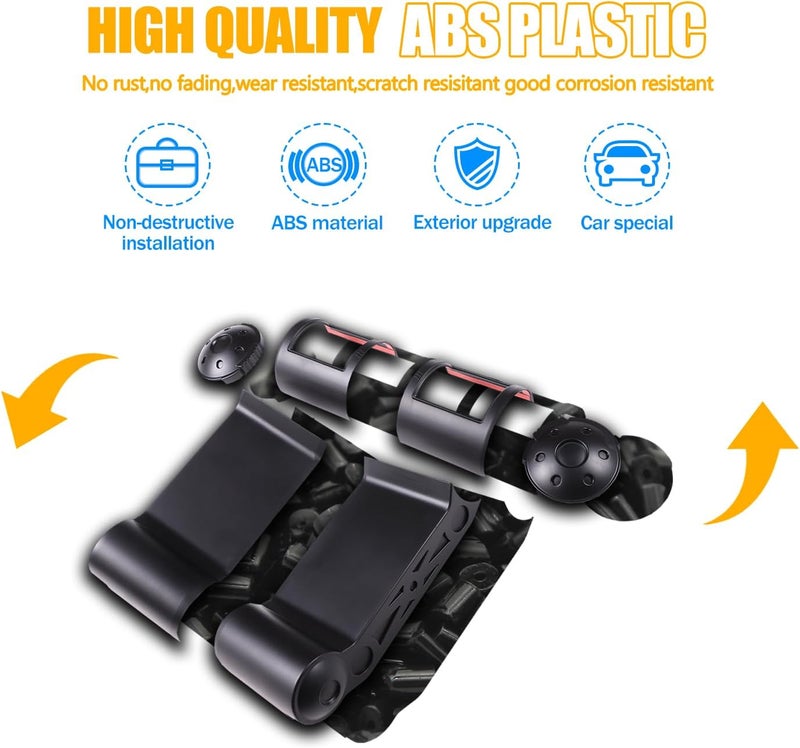 LLKUANG Dashboard Side Air Outlet Frame for Toyota FJ Cruiser 2007-2022 - A/C Air Vent Kit (Matte Black) - Image 3