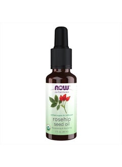 now Solutions, Organic Rose Hip Seed Oil, Certified Organic and 100% Pure, For Facial Care, Expeller Pressed, Vegan, Child Resistant Euro Dropper, 1-Ounce  - Image 1