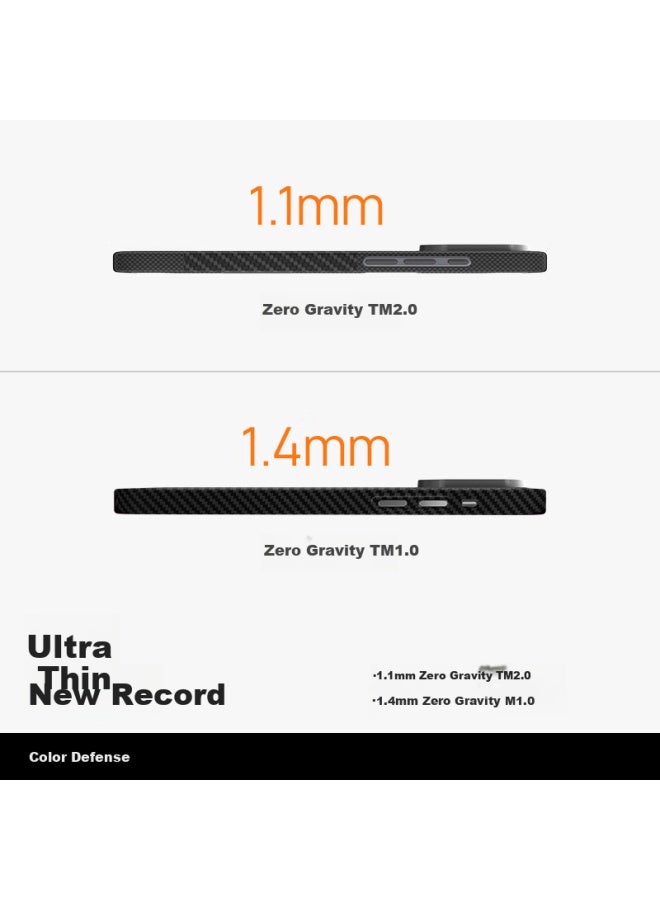 Defense Juesei Magnetic Kevlar Aramid Fiber Ultra-thin Business Luxury Minimalist Protective Case For Apple 16 Pro, New Style For Men And Women, Mondrian - Image 3