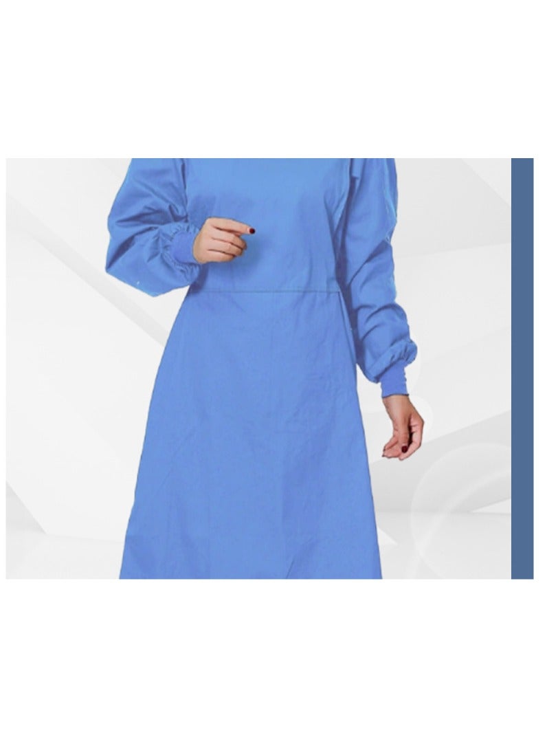 Generic Surgical gown, medical special hand-washing gown, isolation gown, long-sleeved female doctor work clothes, hand-washing clothes, surgical gown (blue)  - Image 2
