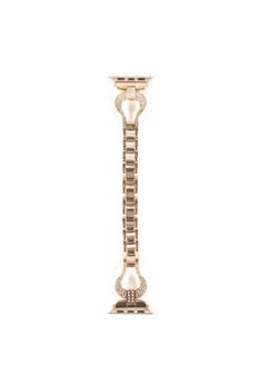 devia Diamond Watch Band 38/40mm, Luxury and Classy Style Appearance, Hook-and-Loop Fastener, Soft Cushion, Refined Craftmanship, Comfortable Feel, Easy to Install - Rose Gold  - Image 1