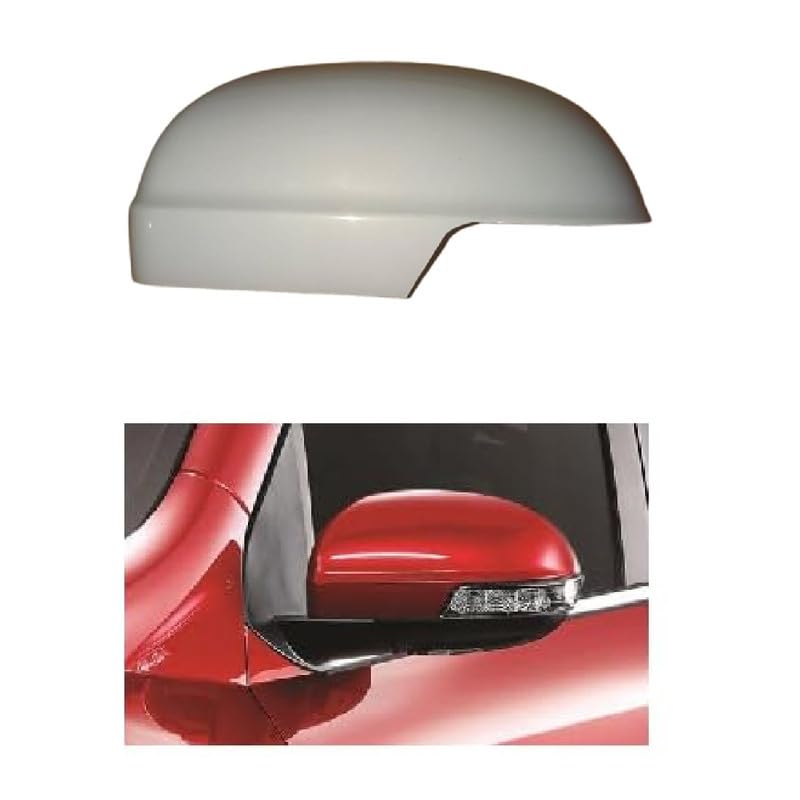 Car Styling Side Mirror Cover/Cap (Indicator Cut Type) compatible with Mahendra XUV 500 2011-2021 Year Model-(UNPAINTED) (LEFT PASSENGER SIDE) - Image 2