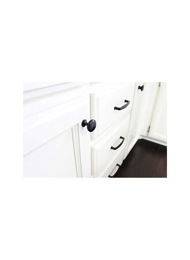 PROMASS Kitchen Cabinet Knobs Pulls, Kitchen Knobs for Cabinets and Bathroom Drawer Knobs, Black Knobs for Cabinets and Black Cabinet Hardware (4 Packs)  - Image 4