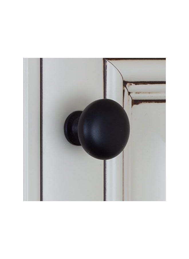 PROMASS Kitchen Cabinet Knobs Pulls, Kitchen Knobs for Cabinets and Bathroom Drawer Knobs, Black Knobs for Cabinets and Black Cabinet Hardware (4 Packs)  - Image 5