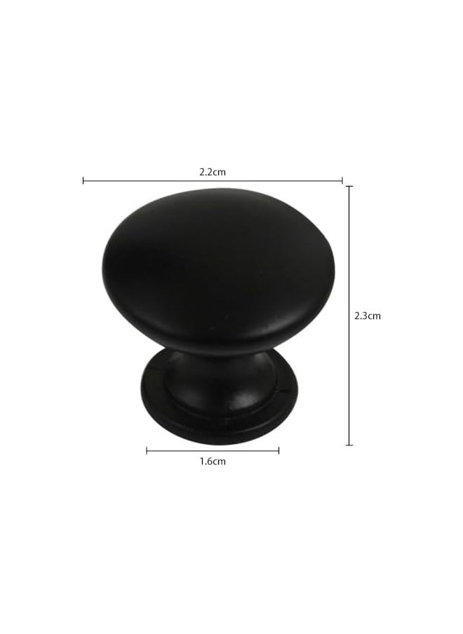 PROMASS Kitchen Cabinet Knobs Pulls, Kitchen Knobs for Cabinets and Bathroom Drawer Knobs, Black Knobs for Cabinets and Black Cabinet Hardware (4 Packs)  - Image 3