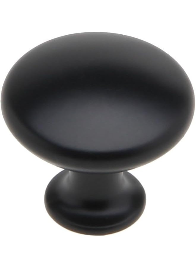 PROMASS Kitchen Cabinet Knobs Pulls, Kitchen Knobs for Cabinets and Bathroom Drawer Knobs, Black Knobs for Cabinets and Black Cabinet Hardware (4 Packs)  - Image 1
