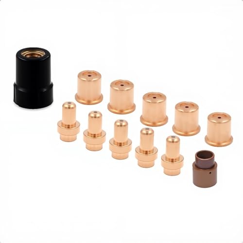 WeldingStop Plasma Electrode Tips Kit Compatible for Eastwood VersaCut 40 Cutter Torch 40Amps Trafimet CB50 Plasma Torch