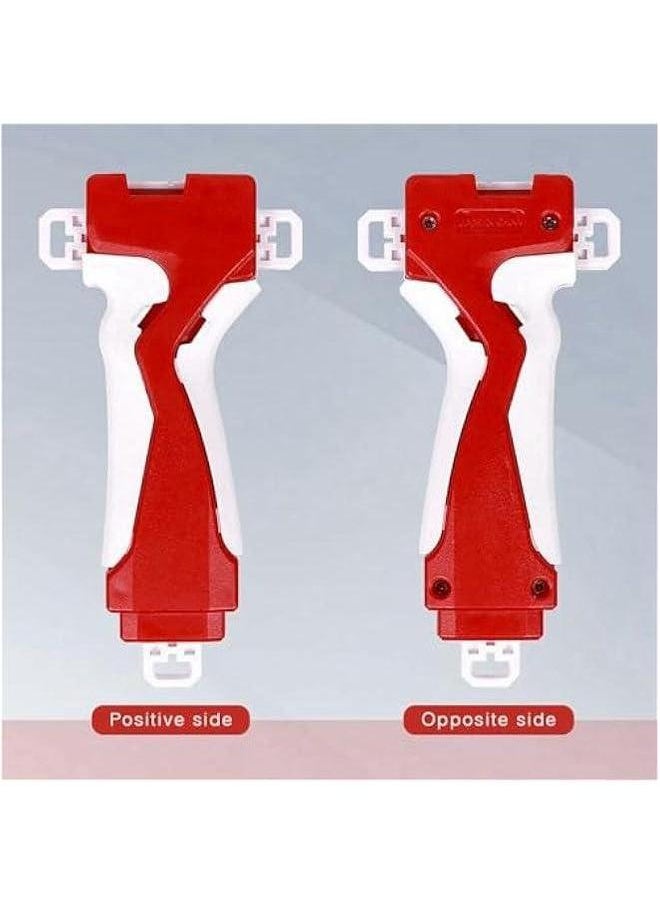 null - Bey Gyro Blades Launcher and Grip Sparking Battling Burst String Power Ripcord Left & Right LR Two-Way Spin Top Compatible with All Series (B-11+LR Ripper-Red) - Image 1