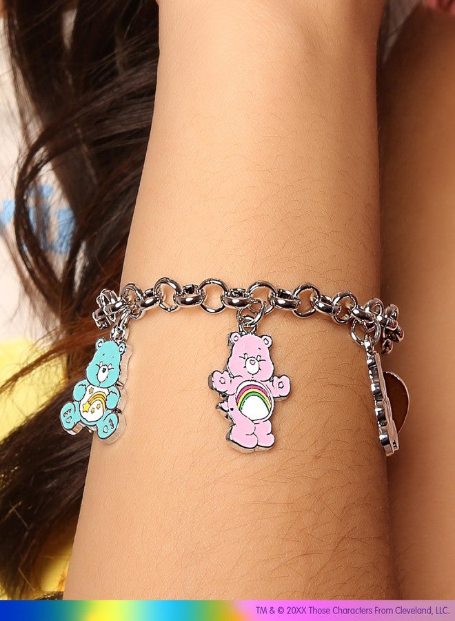 SALLY ROSE Care Bears Charm Bracelet Official License, 6.7" Fashion Jewelry Care Bears Charm Bracelets - Image 3
