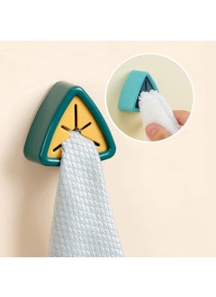 PAVITYAKSH PAVITYAKSH Paste Towel Plug Plastic Kitchen Towel Plug Hooks Holder Wall Mounted Punch Free Opening Dish Racks Rag Rack Hooks  - Image 3