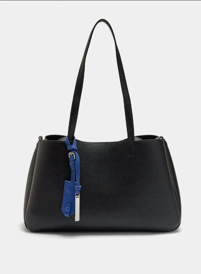 بارفوا حقيبة متسوق مع قلادة