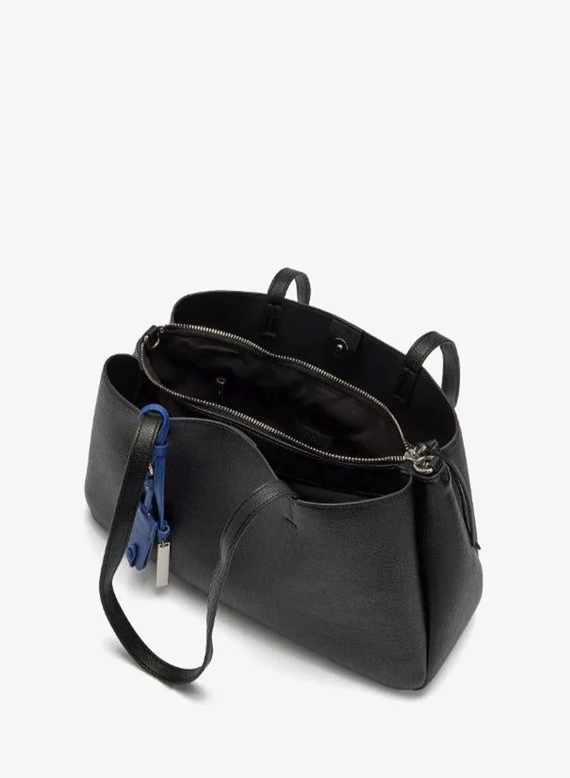 PARFOIS Black Shopper bag with pendant for Women | Best Price UAE