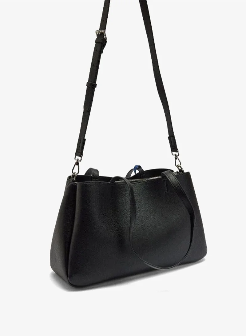 PARFOIS Black Shopper bag with pendant for Women | Best Price UAE