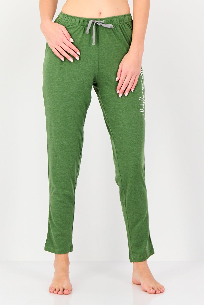 zivame Women 2 Pcs All Over Print Drawstring Pajama Pant, Multicolor - Image 4