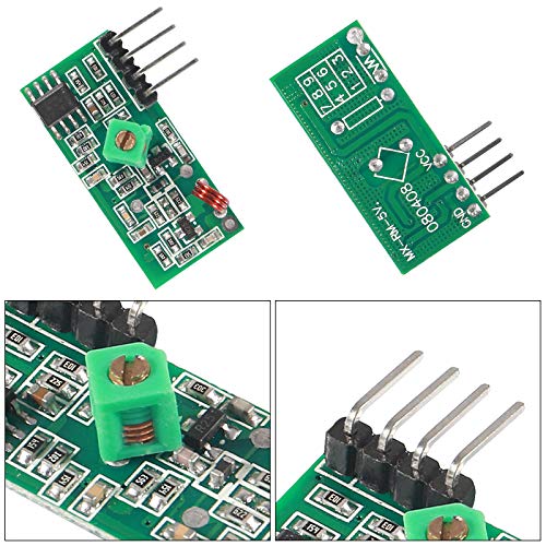 Atnsinc 5Pcs 433MHz RF Wireless Transmitter and Receiver Module Kit for ARM/MCU - Image 3