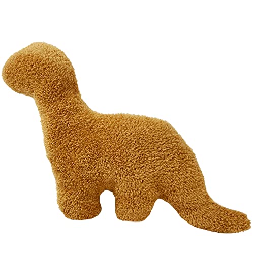 Isaacalyx Dino Nugget Pillow 16 inch Soft Dinosaur Chicken Nuggets Pillow for Birthday Gifts Dinosaur Theme Party Decorations - Image 1