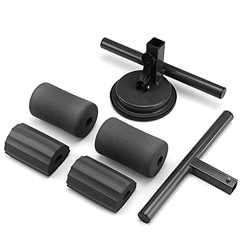 Aatamiy Multi-function Double Sit-up Bar Suction Sit-Up Bar Fitness Equipment Sit-ups and Push-ups Assistant Stand Workout Abdominal Curl Exercise for Men Women Home Gym Office - Image 4