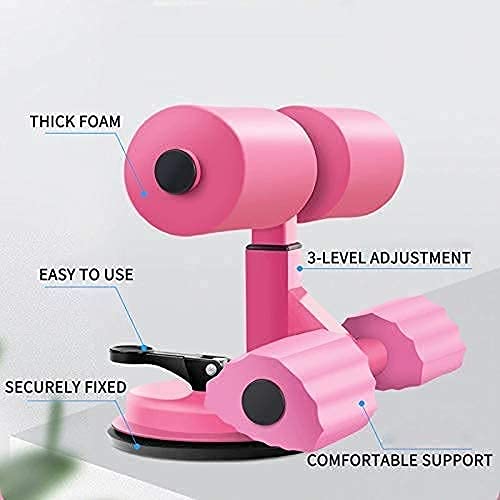Aatamiy Multi-function Double Sit-up Bar Suction Sit-Up Bar Fitness Equipment Sit-ups and Push-ups Assistant Stand Workout Abdominal Curl Exercise for Men Women Home Gym Office - Image 5