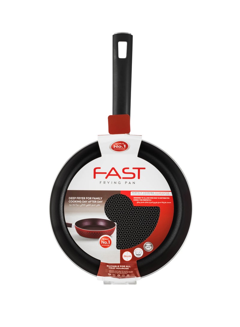 Fast High Quality Non-Stick Teflon Coated Aluminium Frying Pan 26 cm - Image 1