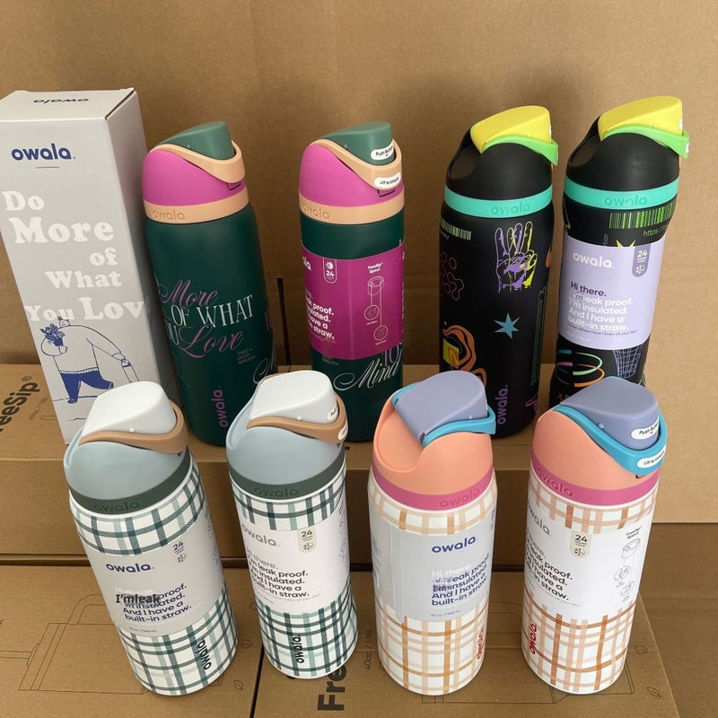 Owala 24oz Insulated Water Bottle with Straw - Image 1