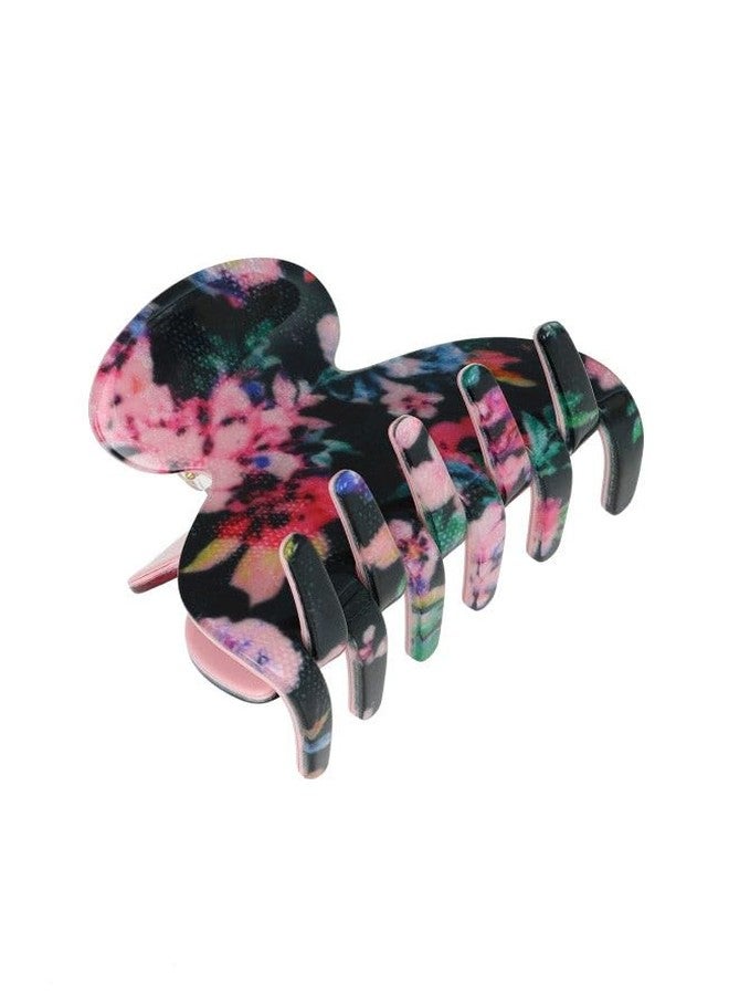 France Luxe Small Couture Claw Clip, Hanky Panky Peony | Pink