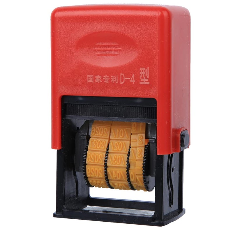 طابعة تاريخ الحبر اليدوية قابلة للتعديل نوع D4 سريعة الجفاف للمطاعم والمخابز ومحلات البقالة - Image 2