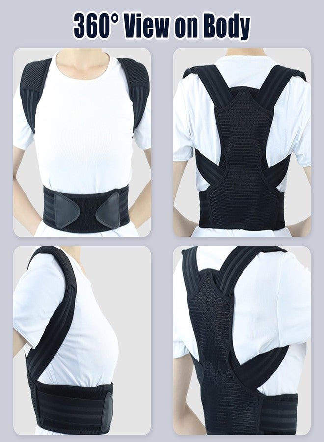 Flylin Posture Corrector for Kids Adjustable Back Straighter with Shoulder Pads Upper Back Posture Brace for Teenagers to Provide Spinal Support Improve Posture and Prevent Slouching (Small, waist size 15.7-23.6in) - Image 3