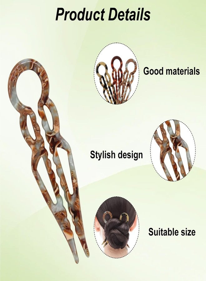 CYUXING 3Pcs Prestige Hair Pin Double-Notch Locking Mechanism Anti-Loosening Women Hair Accessories Suitable for Home & Commuting Use, Double-Slot Locking Design Premium Women's Hair Clip - Image 3
