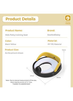StarAndDaisy Baby Potty Training Seat/Kids Toilet Seat 1-5 Years With Child Safety Anti Slip Buckle Fixation & 4 Anti Skid Pads, Removable Pvc Soft Cushion.  - Image 5