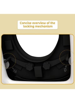 StarAndDaisy Baby Potty Training Seat/Kids Toilet Seat 1-5 Years With Child Safety Anti Slip Buckle Fixation & 4 Anti Skid Pads, Removable Pvc Soft Cushion.  - Image 4