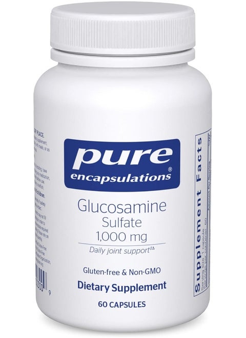 Pure Encapsulations Glucosamine Sulfate 1,000 mg | Supplement for Joint Support and Mobility, Cartilage Health, and Connective Tissue* | 60 Capsules