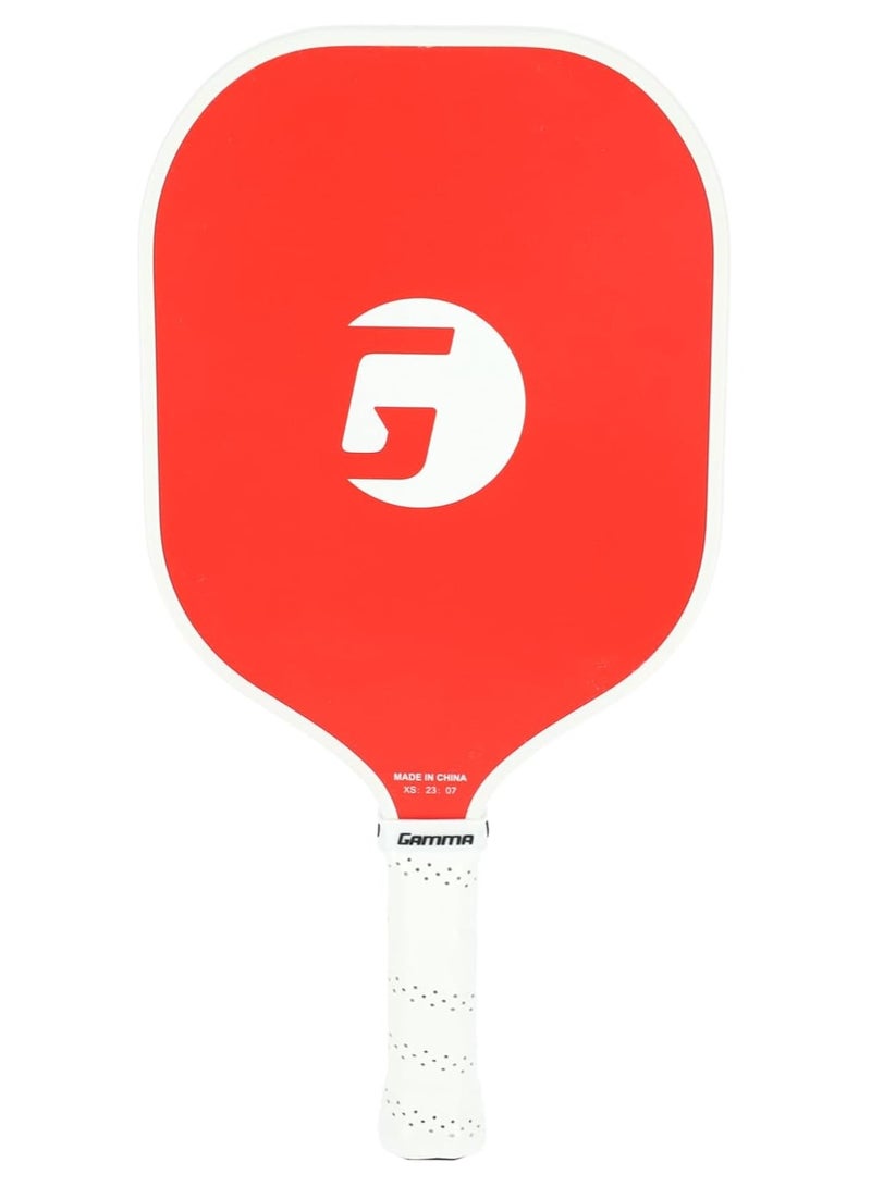 Gamma GAMMA Fusion React Pickleball Paddle, Extra-Wide Fiberglass Surface Boosts Hit Potential for Beginners, Red  - Image 2
