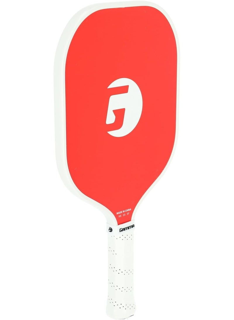 Gamma Fusion React Pickleball Paddle, Extra-Wide Fiberglass Surface Boosts Hit Potential For Beginners, Red - Image 5