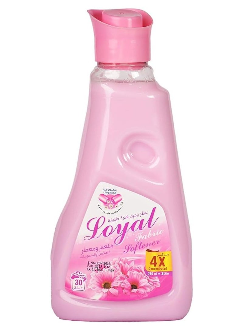 Loyal Fabric Softener with Fragrance, 750 ml - Pink