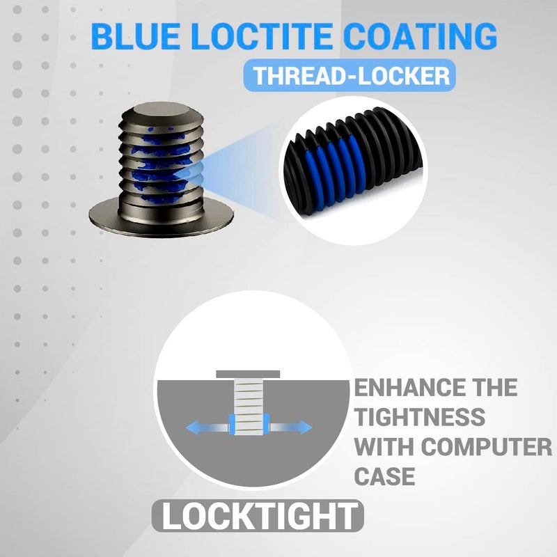 LeFix 12PCS M2x3 Torx T5 Screws + 1 Screwdriver Compatible with Dell XPS 13 9343 9350 9360 |XPS 15 9550 9560 9570|Precision M5510 5520 5530 5540,for Razer Blade,HP Envy 13|for Beat Studio 2 3(Black) - Image 2