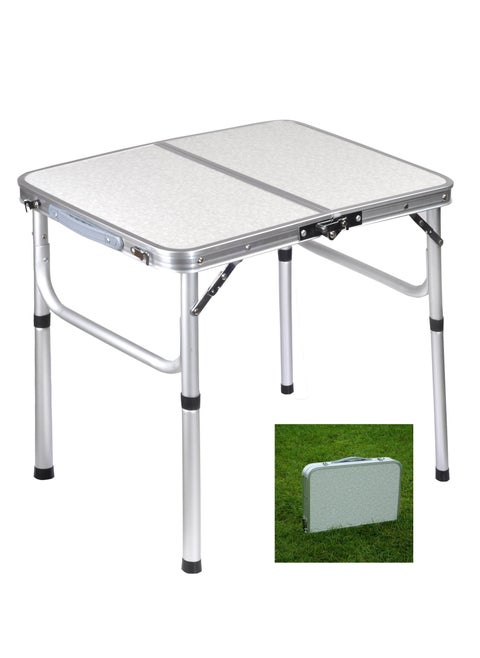 Small Folding Table Lightweight Portable Aluminum Camping Table for Picnic and Camping Mini Foldable Table