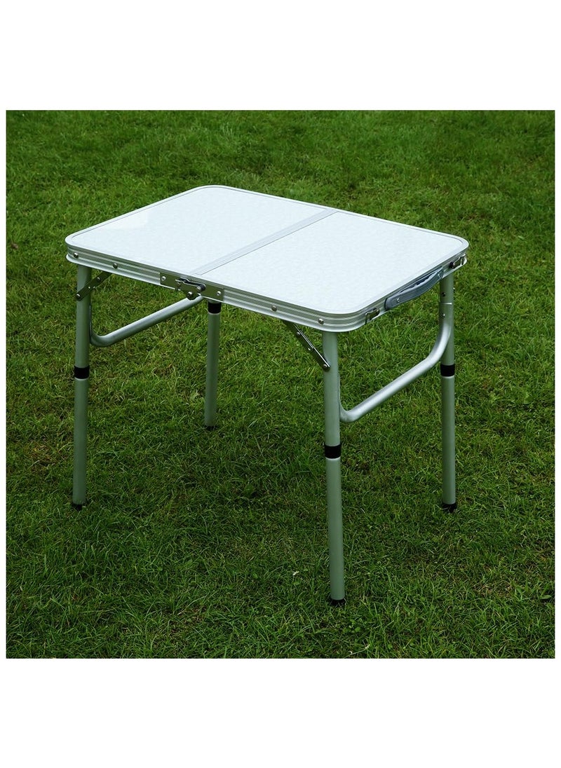 XICEN - Small Folding Table Lightweight Portable Aluminum Camping Table for Picnic and Camping Mini Foldable Table - Image 1