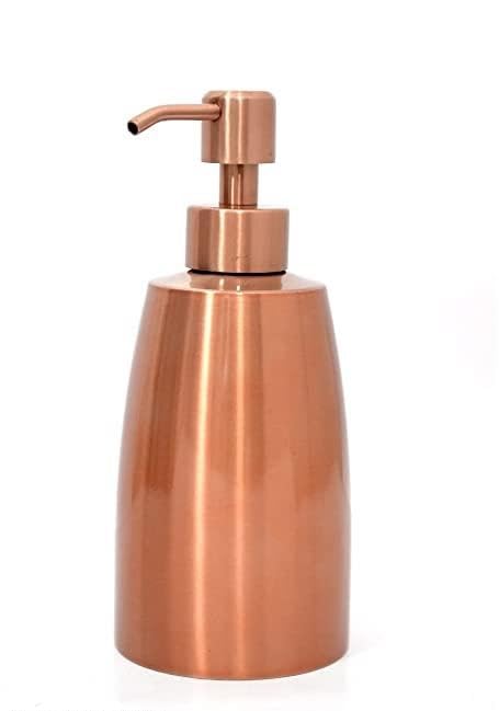 Copper Finish 300ml Liquid Soap Dispenser,Stainless Steel Soap/Liquid Dispenser,Best for Handwash Liquid Soap/Shampoo (Home, Office, Hotel, Washroom)