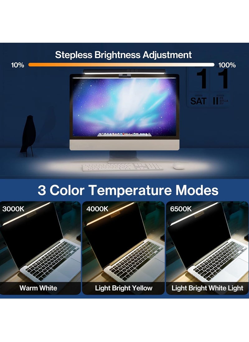 Generic - Computer Eye-Caring Monitor Light Bar - Protect Your Eyes with No Glare, Blue Light Filter, and Adjustable Color Temperatures - Image 1