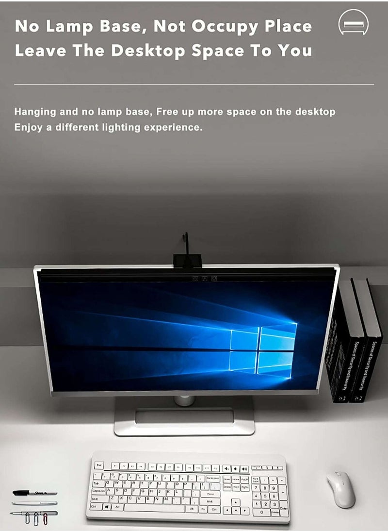 Generic - Computer Eye-Caring Monitor Light Bar - Protect Your Eyes with No Glare, Blue Light Filter, and Adjustable Color Temperatures - Image 1