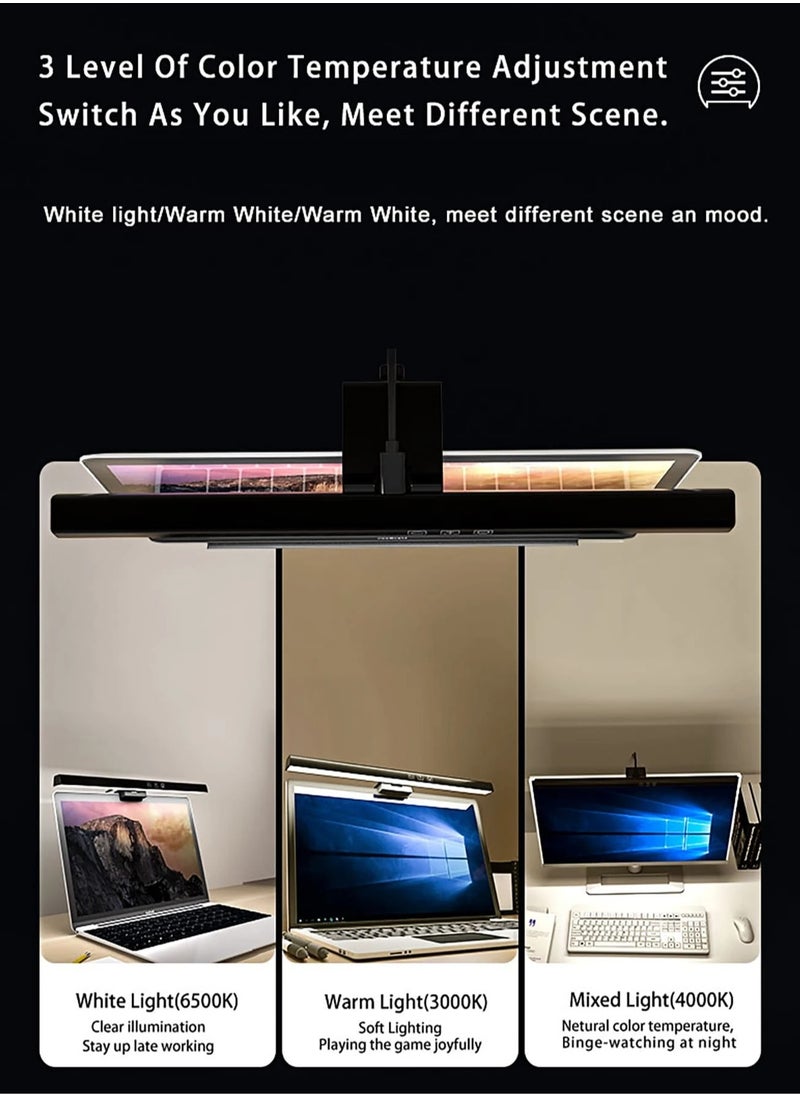 Generic - Computer Eye-Caring Monitor Light Bar - Protect Your Eyes with No Glare, Blue Light Filter, and Adjustable Color Temperatures - Image 1