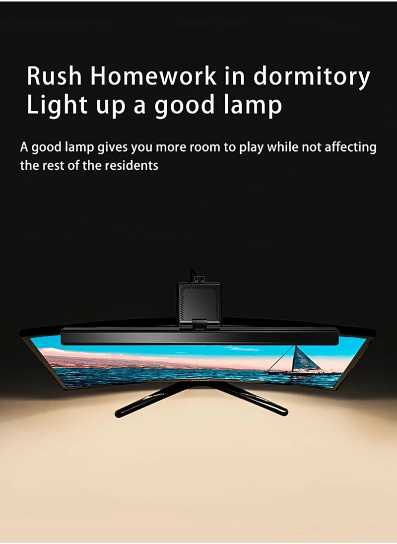 Generic - Computer Eye-Caring Monitor Light Bar - Protect Your Eyes with No Glare, Blue Light Filter, and Adjustable Color Temperatures - Image 1